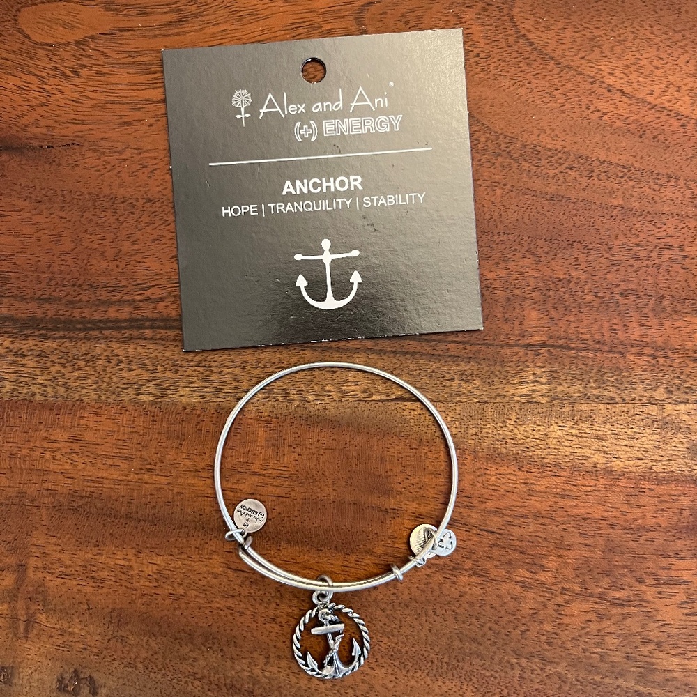 Alex and Ani Anchor bangle bracelet